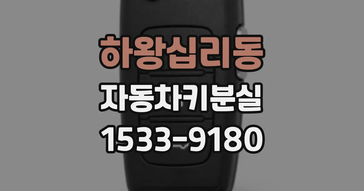 하왕십리동 자동차키분실