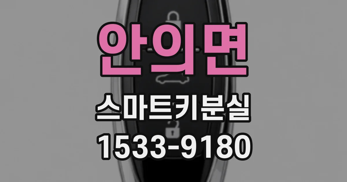 안의면 스마트키분실