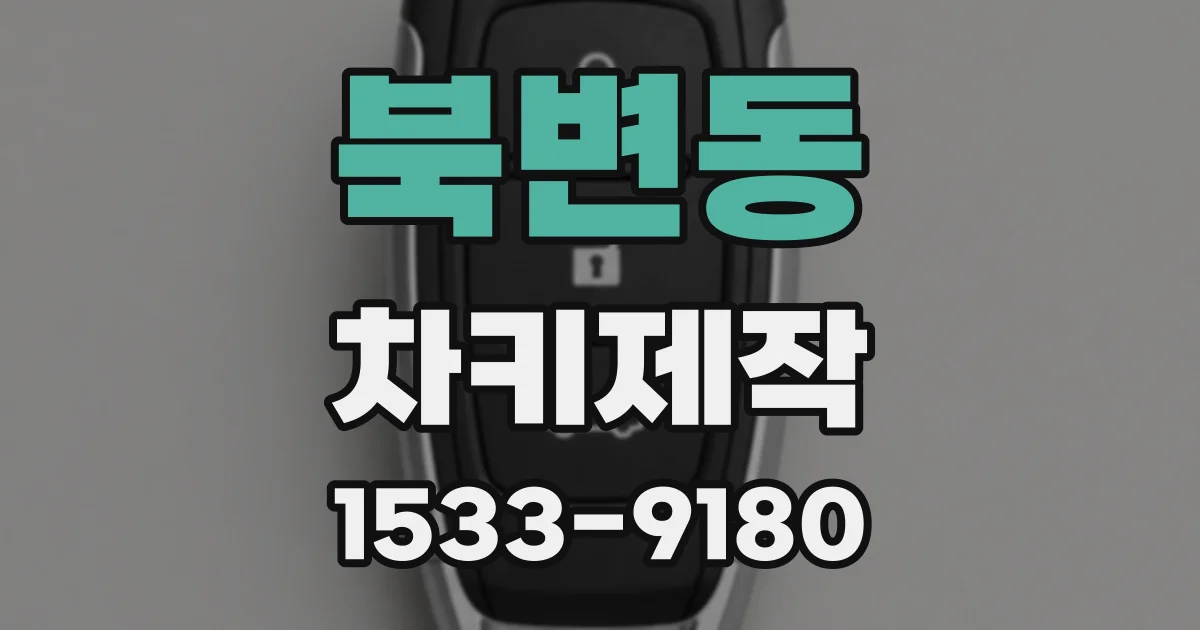 북변동 차키제작