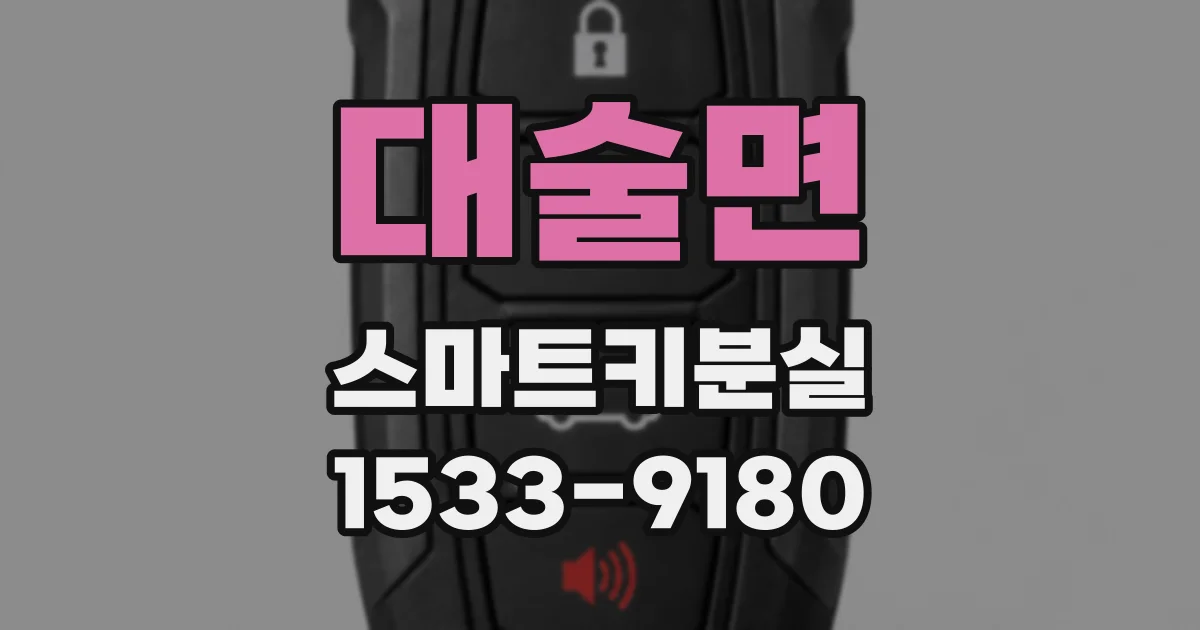 대술면 스마트키분실