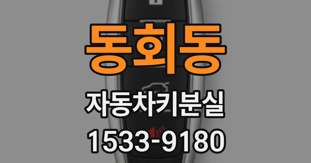 동회동 자동차키분실