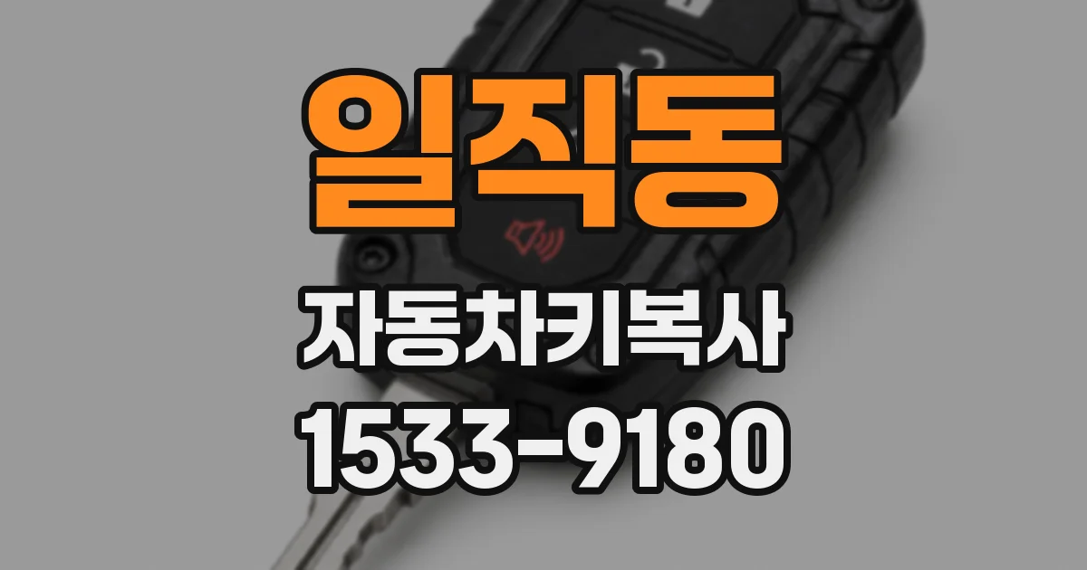 일직동 자동차키복사