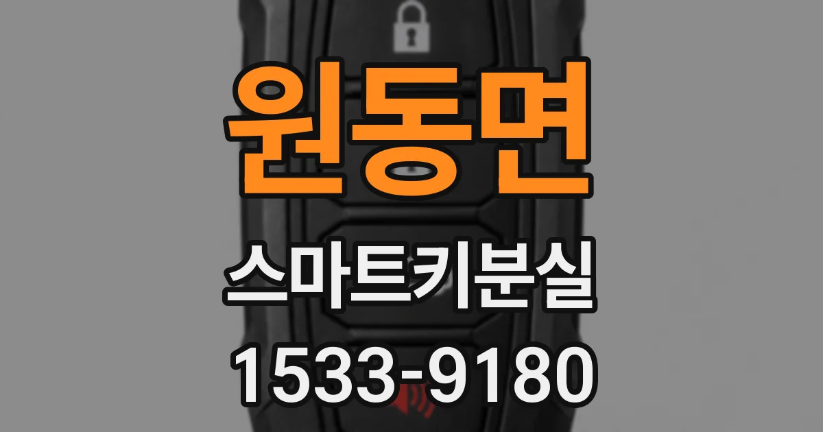 원동면 스마트키분실