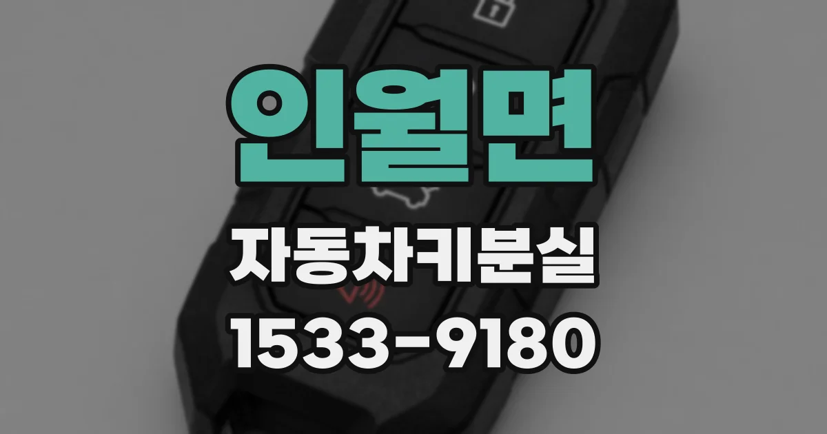 인월면 자동차키분실