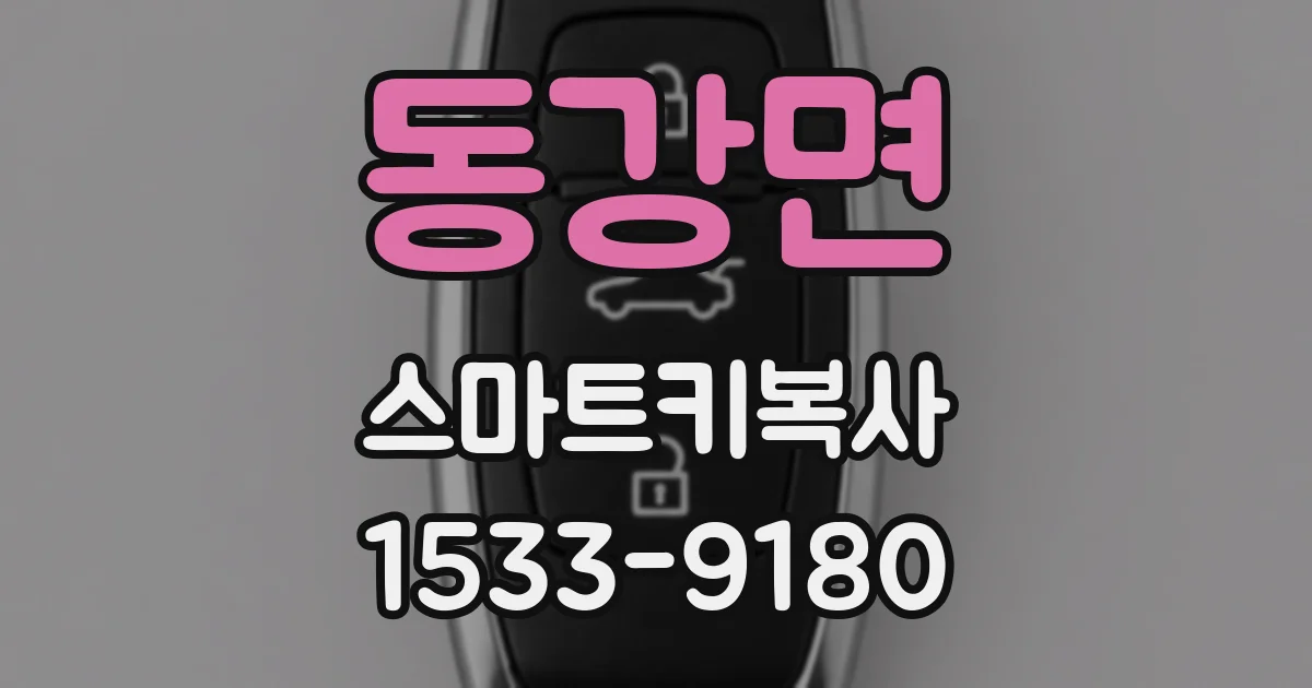 동강면 스마트키복사