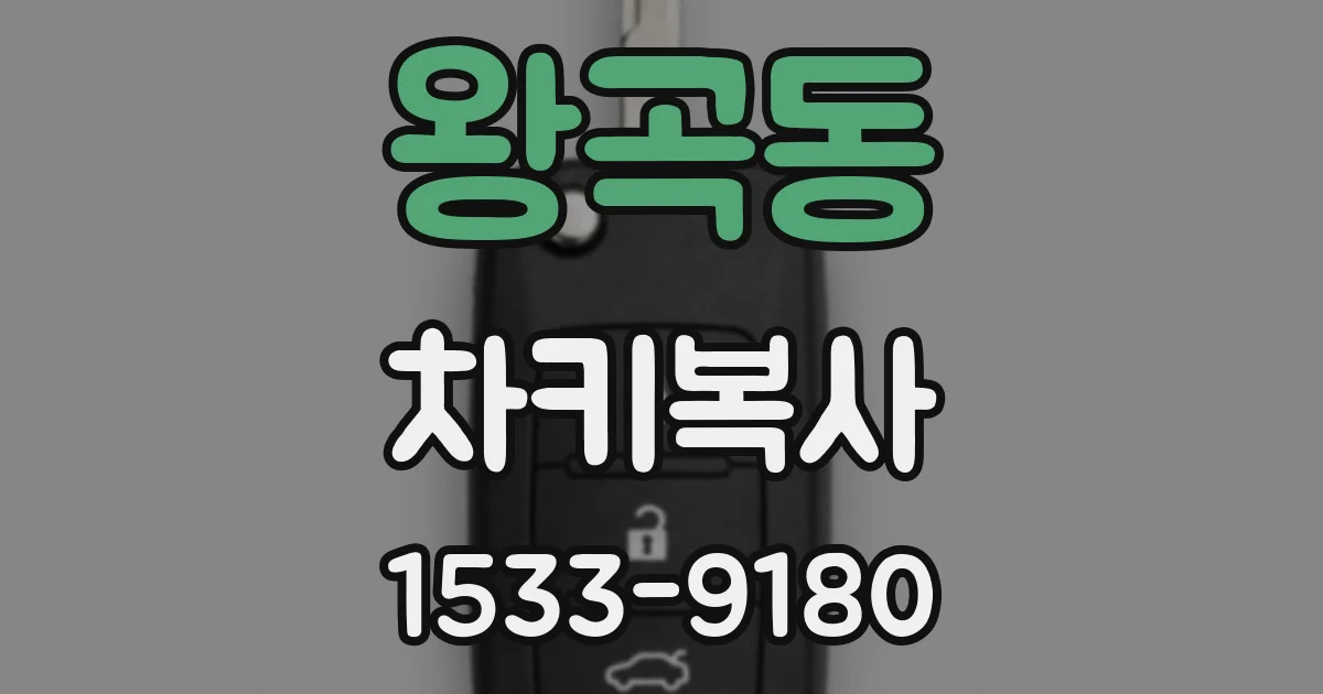 왕곡동 차키복사