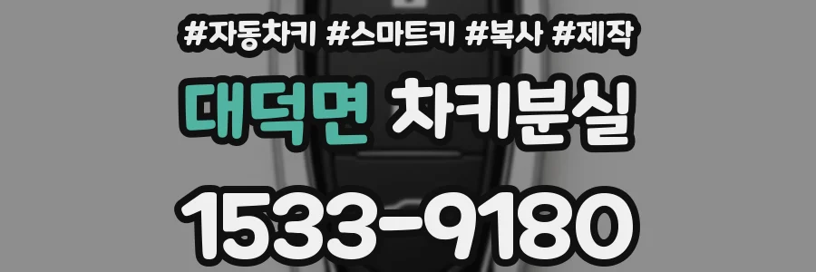 대덕면 차키분실