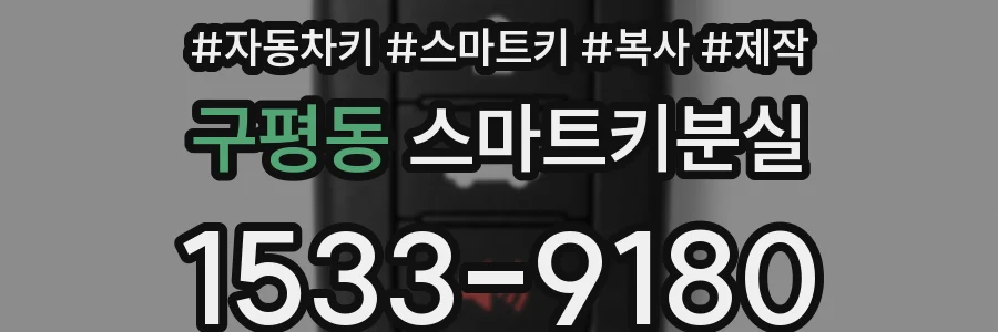 구평동 스마트키분실
