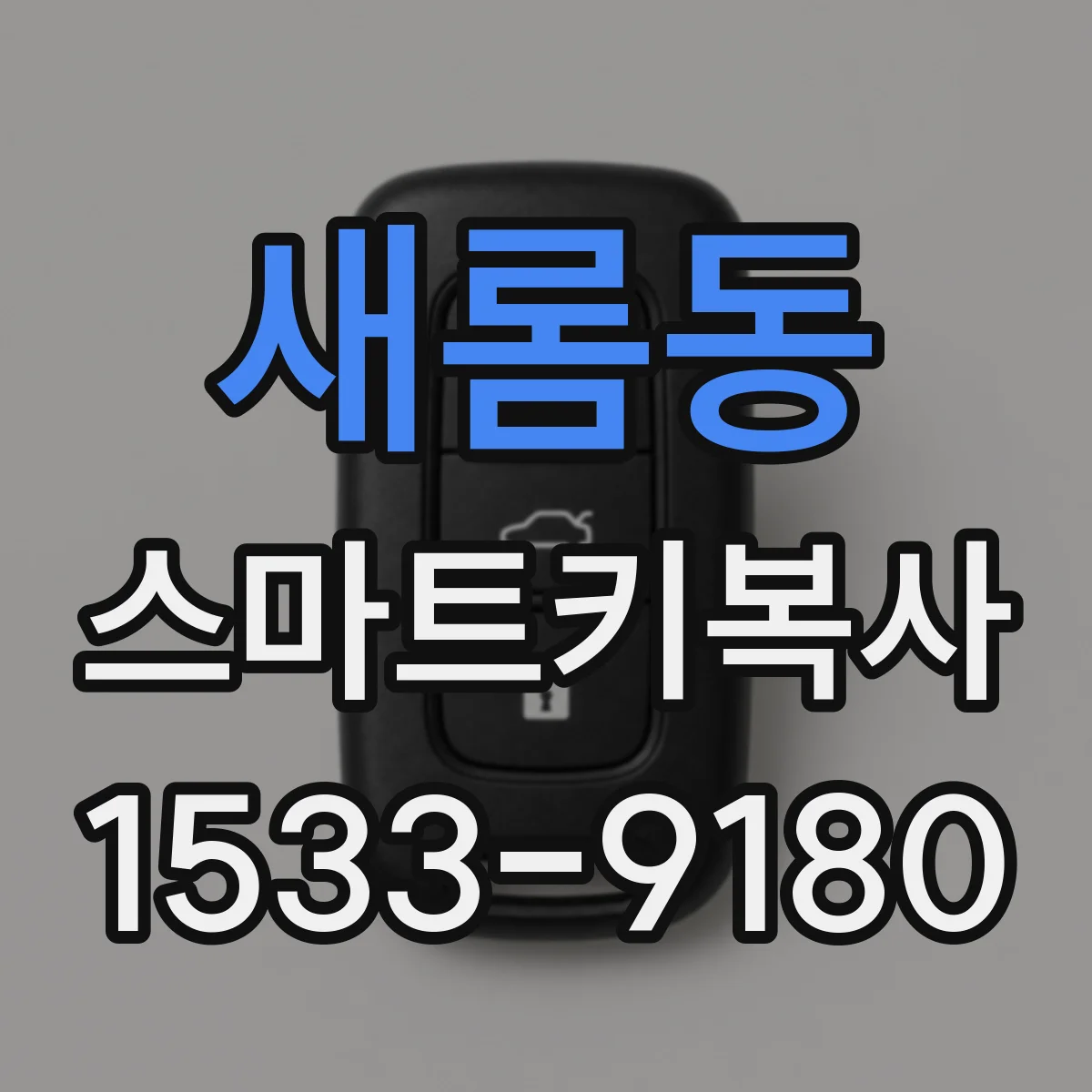 새롬동 스마트키복사