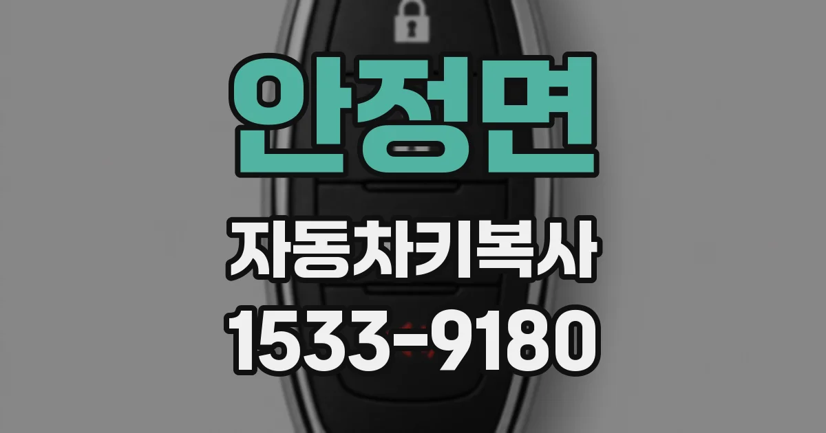 안정면 자동차키복사