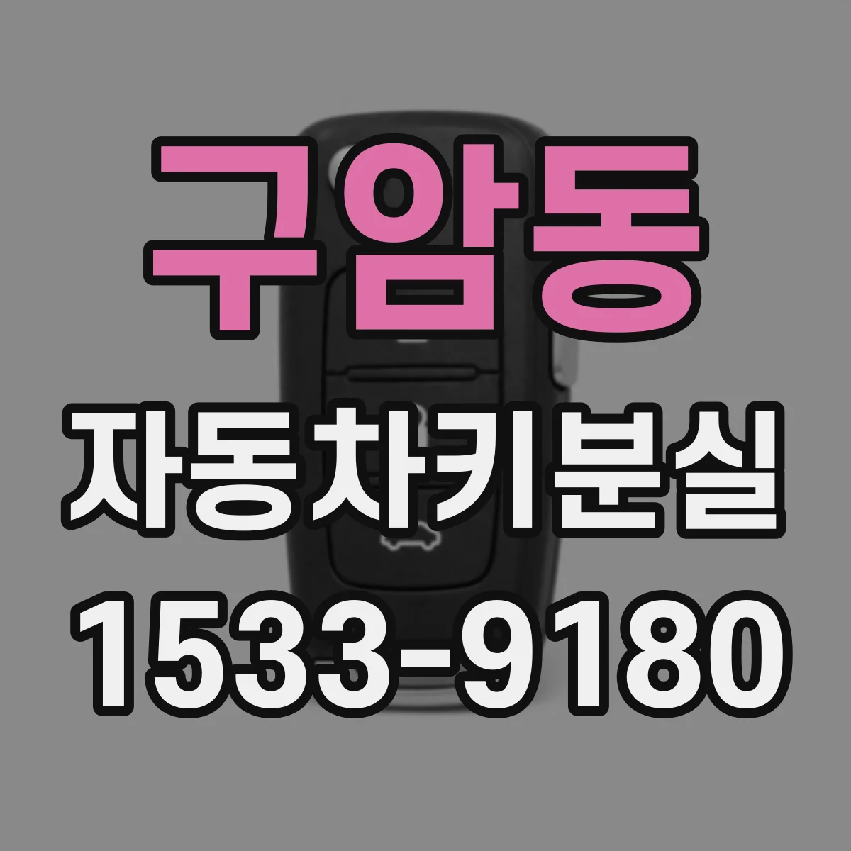 구암동 자동차키분실