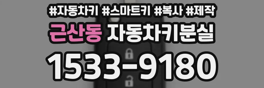 근산동 자동차키분실