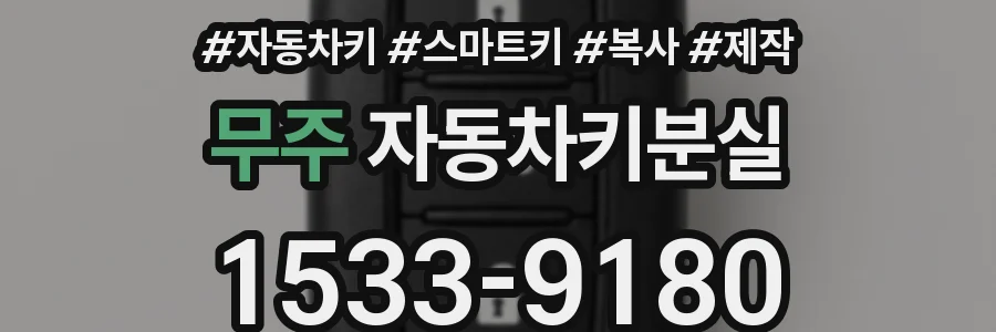 무주 자동차키분실