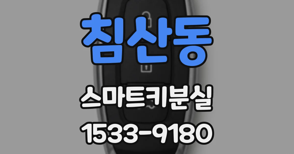 침산동 스마트키분실