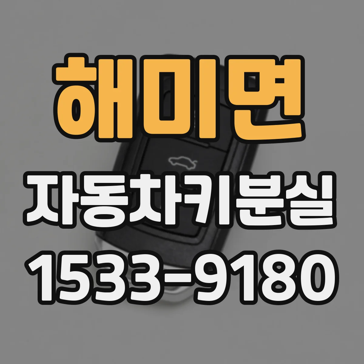 해미면 자동차키분실