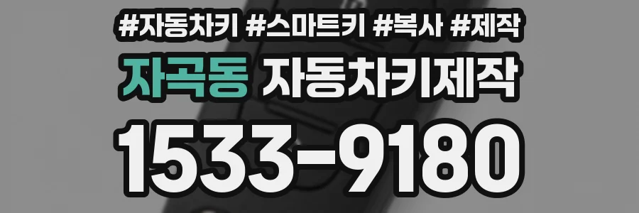 자곡동 자동차키제작