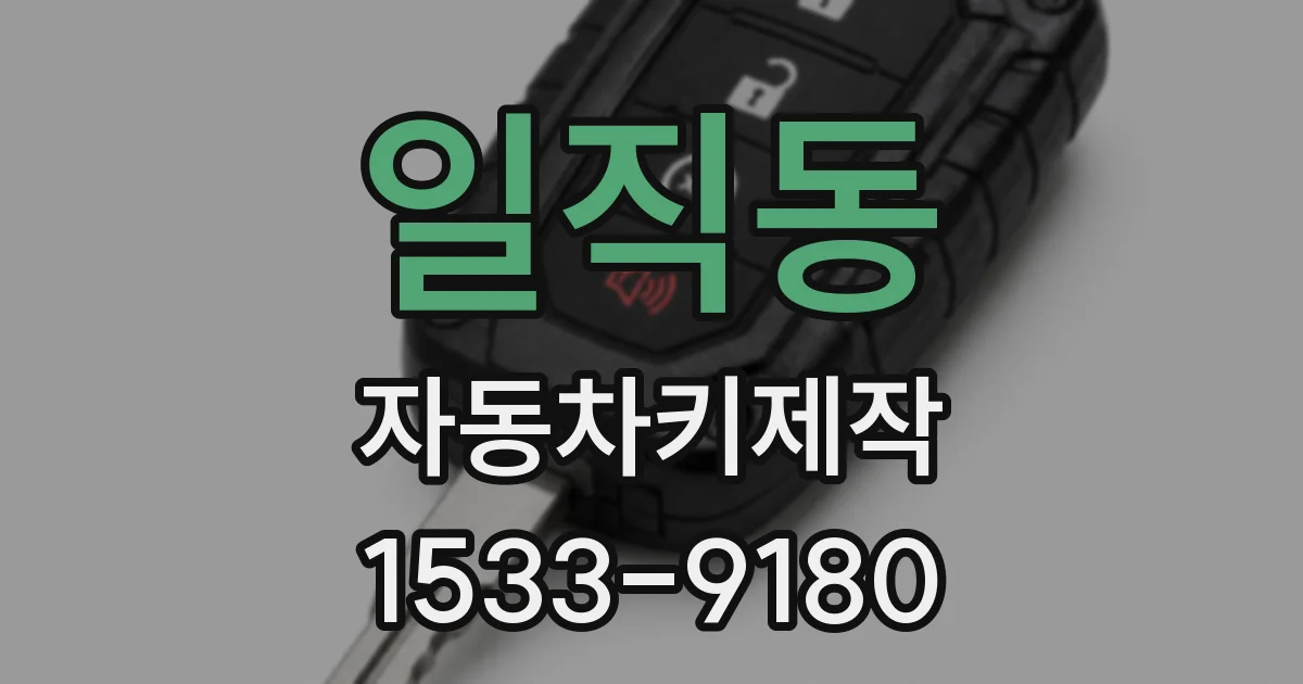 일직동 자동차키제작