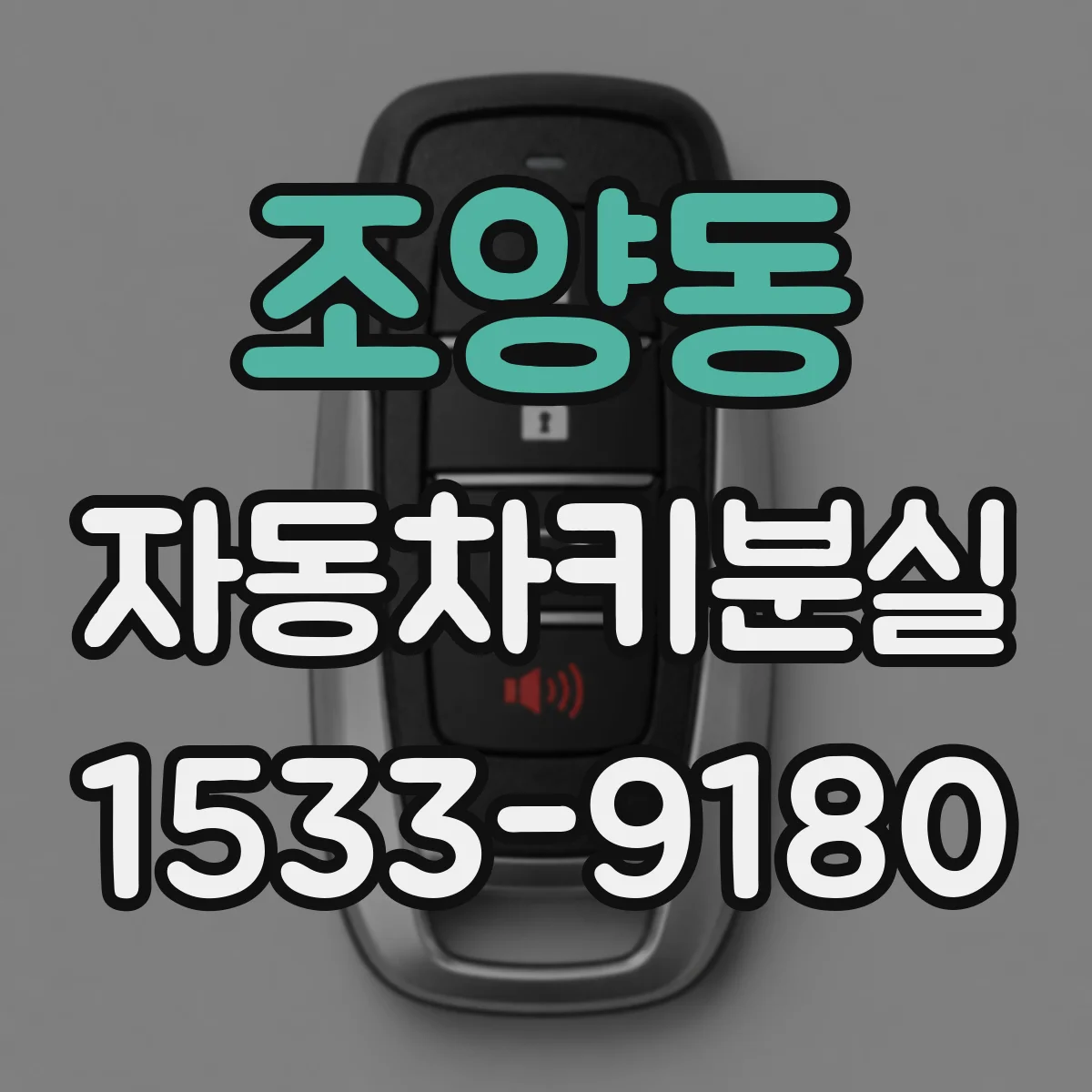 조양동 자동차키분실