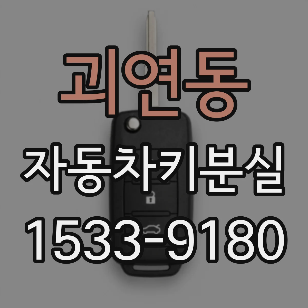 괴연동 자동차키분실