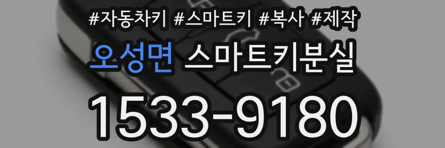 오성면 스마트키분실