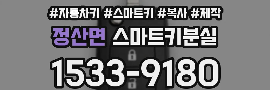 정산면 스마트키분실