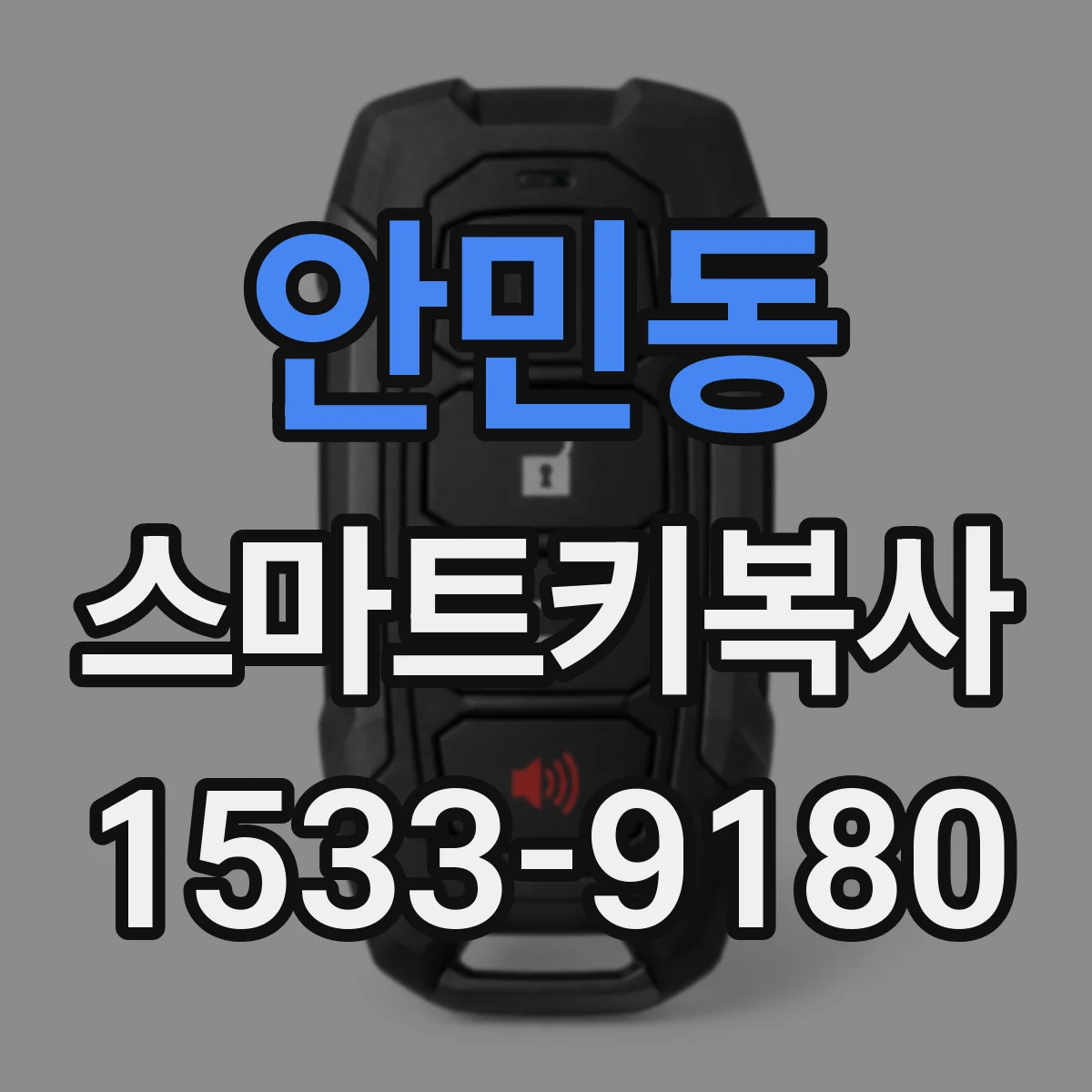 안민동 스마트키복사