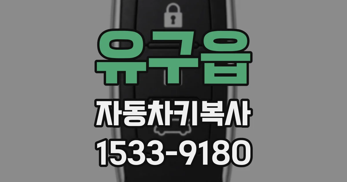 유구읍 자동차키복사