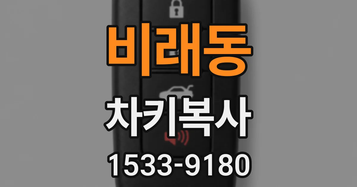 비래동 차키복사