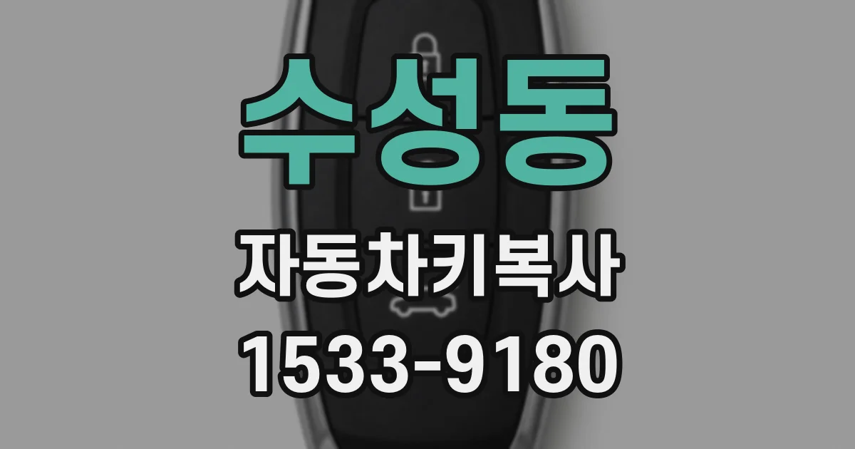 수성동 자동차키복사