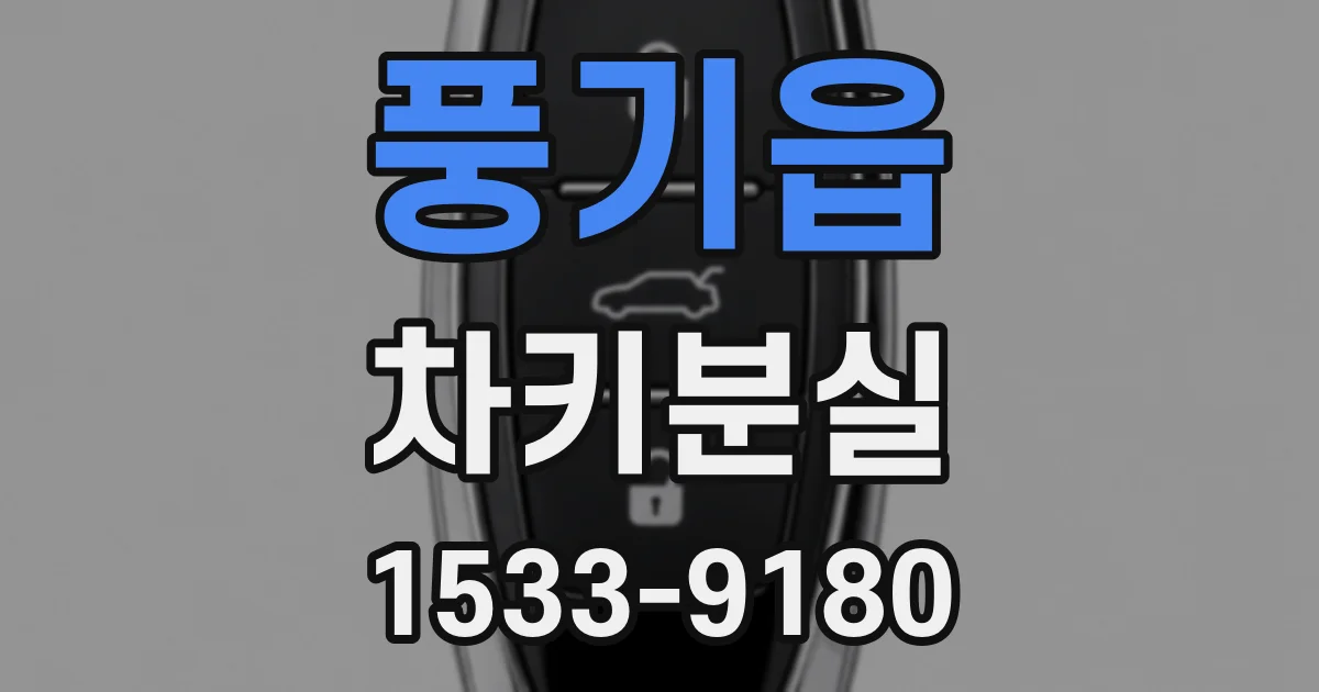풍기읍 차키분실