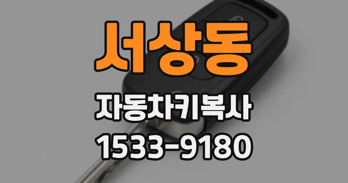 서상동 자동차키복사