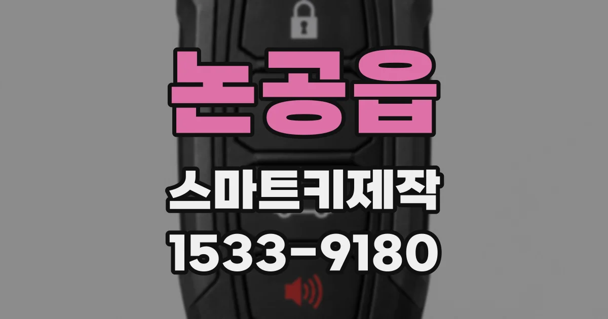논공읍 스마트키제작