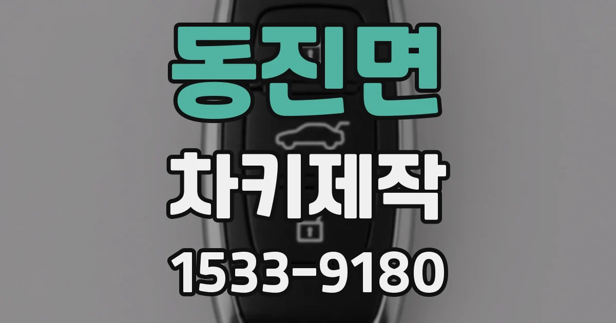 동진면 차키제작