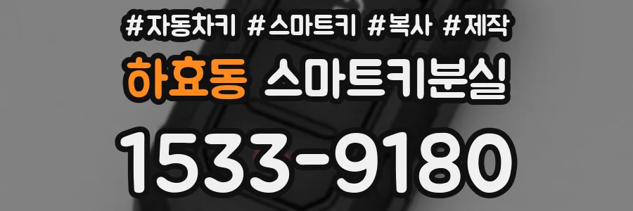 하효동 스마트키분실