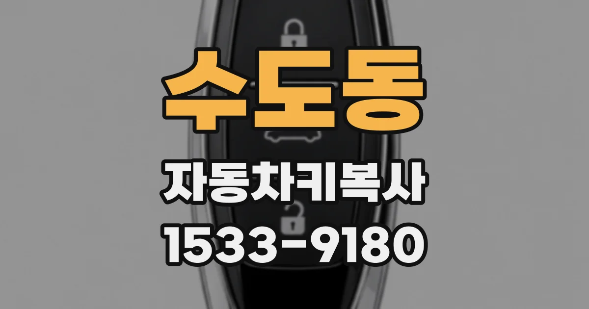 수도동 자동차키복사