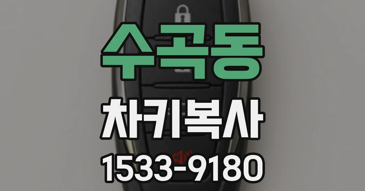 수곡동 차키복사