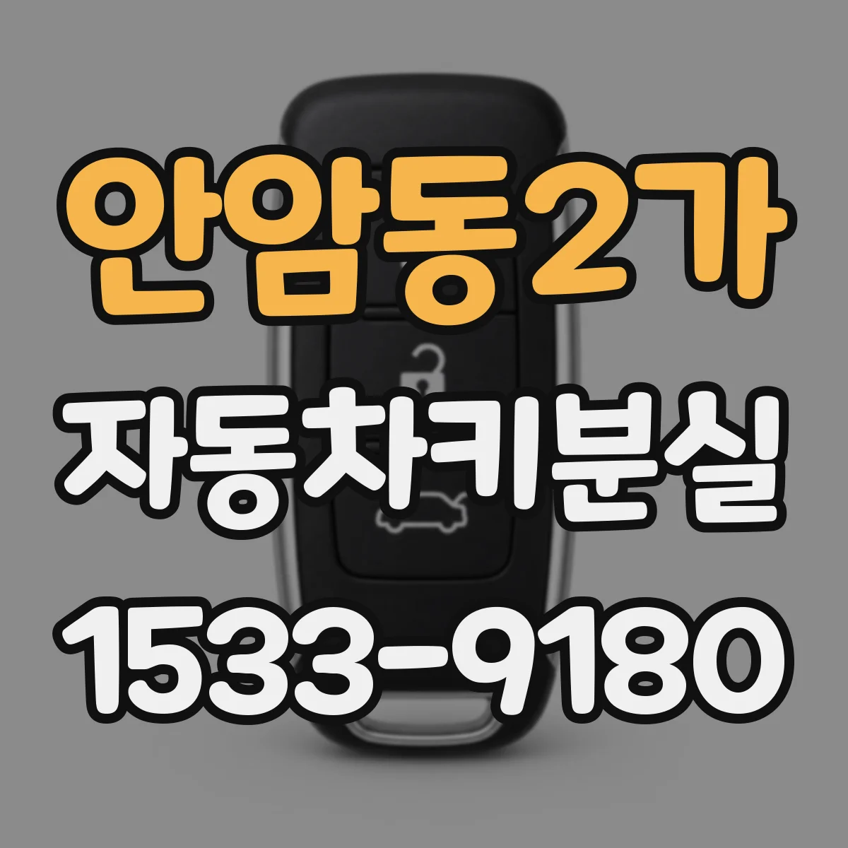 안암동2가 자동차키분실