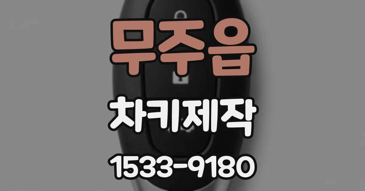 무주읍 차키제작