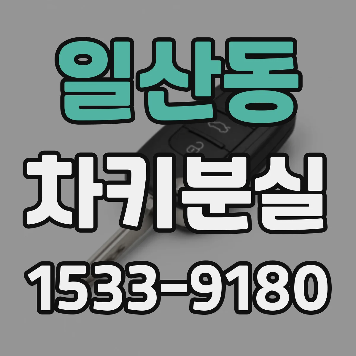 일산동 차키분실