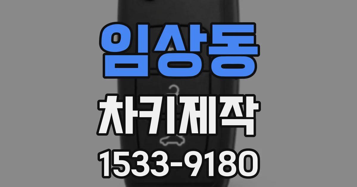 임상동 차키제작