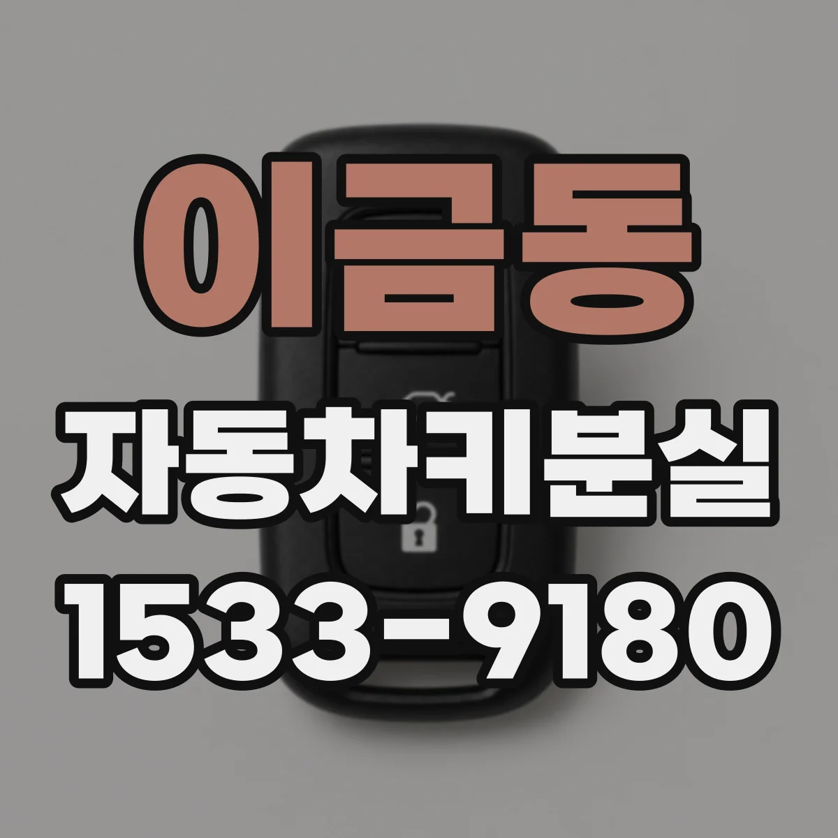 이금동 자동차키분실