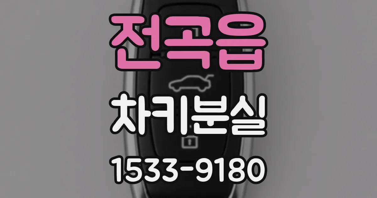 전곡읍 차키분실