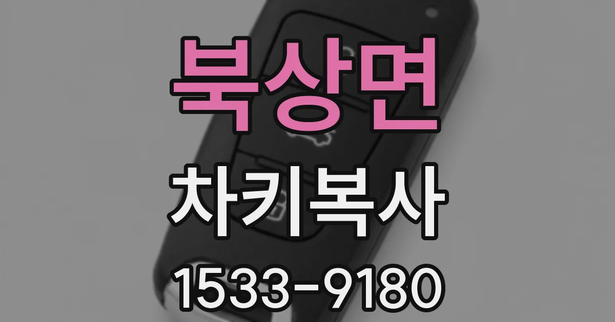 북상면 차키복사
