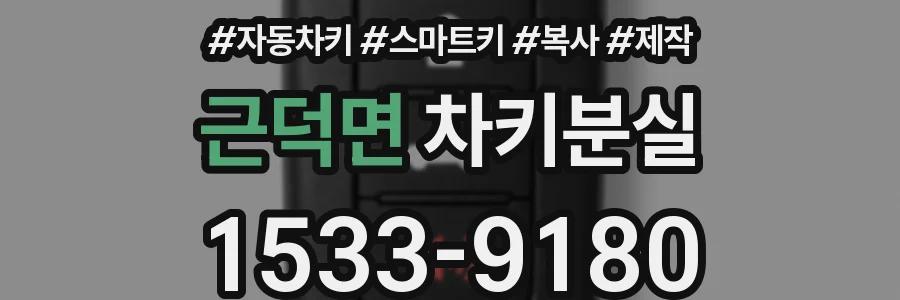 근덕면 차키분실