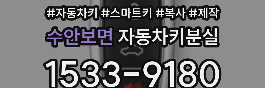 수안보면 자동차키분실
