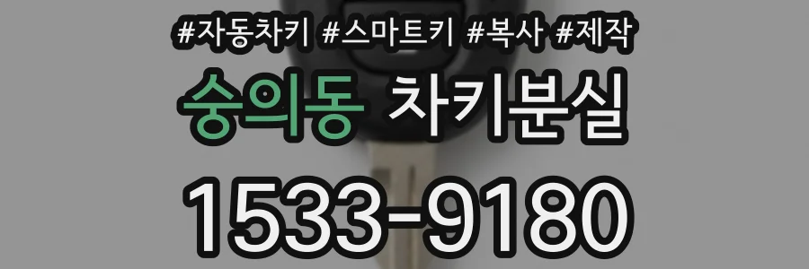 숭의동 차키분실
