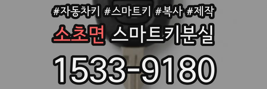 소초면 스마트키분실
