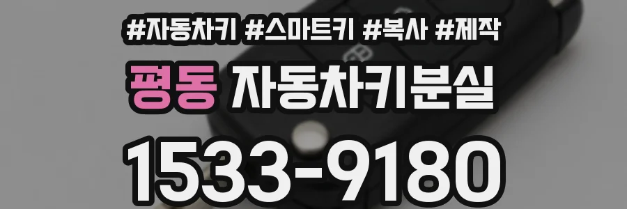 평동 자동차키분실