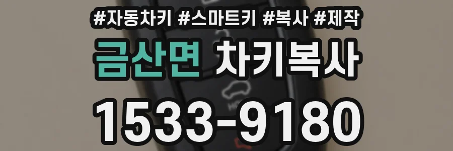 금산면 차키복사