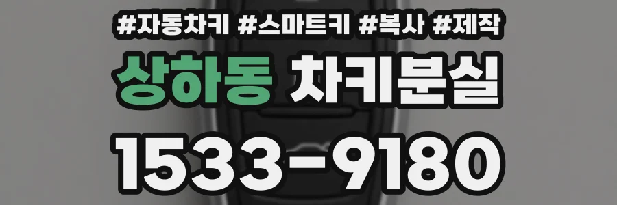 상하동 차키분실